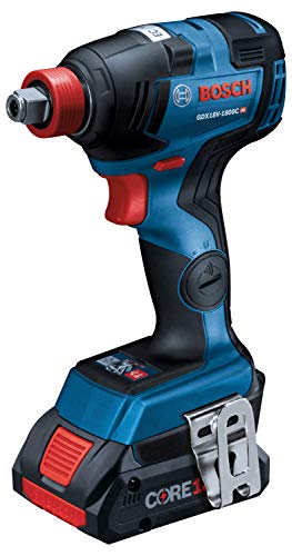 BOSCH GDX18V-1800CB15 Freak 18V EC Brushless Connected-Ready 1/4 In. and 1/2 In. Two-In-One Bit/Socket Impact Driver Kit with (1) CORE18V 4.0 Ah Compact Battery