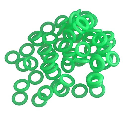 BESPORTBLE 100pcs Fluorescent Tent Nail Dark Camping Stake Markers for Safety Simple Design Practical Use for Outdoor Activities and Fishing Trips