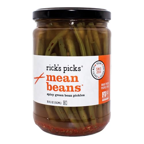 Rick's Picks Mean Beans Spicy Green Bean Pickles, 15 oz