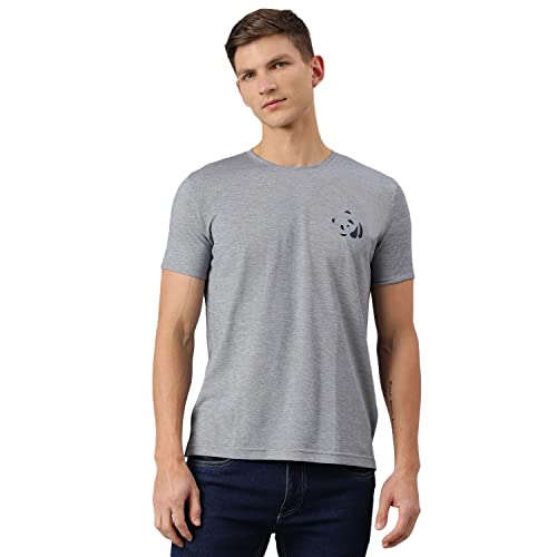 Image of Thomas Scott Men's | Solid | Half Sleeve | Slim Fit | 100% Cotton | Round Neck | Casual Tshirt