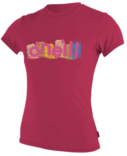 Image of O'Neill Wetsuits Girls Skins Short Sleeve Rash Tee