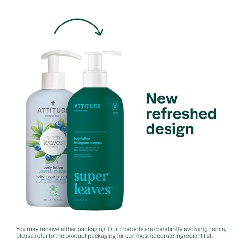 Attitude 18180 Body Lotion, Ewg Verified Moisturizer, Vegan Skin Care Products, Non-Greasy, Hydrating For Dry Skin, Cruelty Free thumb #1