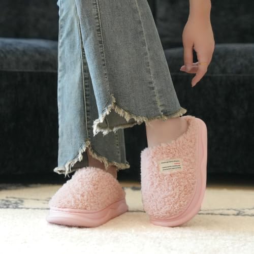 Image of Slippers for Women Men, Memory Foam Slippers for Women, Soft Thick Fuzzy Bedroom House Shoes Indoor Outdoor