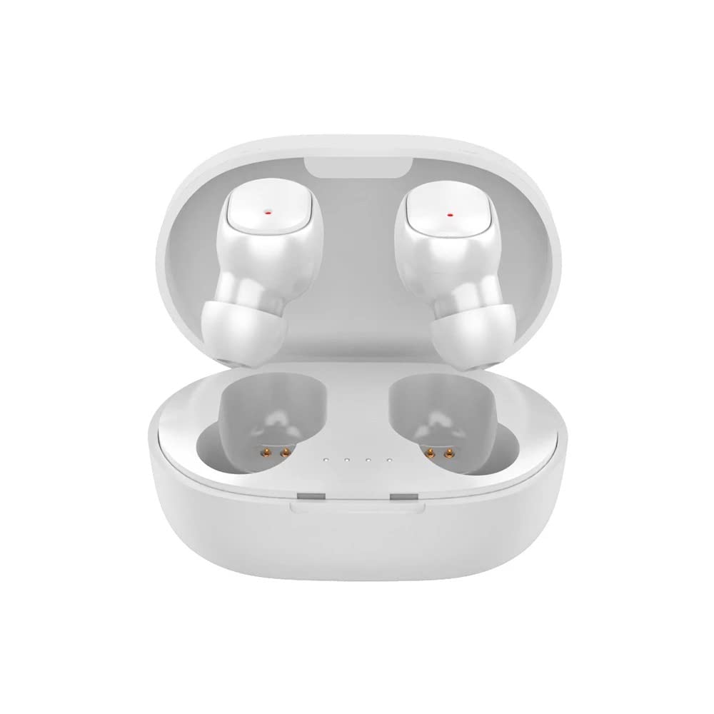 Affordable and Stylish Wireless Headset/Earbuds with Bluetooth 5.2 (White)