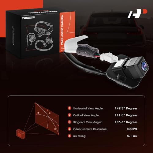 Image of A-Premium Rear View Backup Camera Compatible with Honda | Parking Camera for 2014-2015 Accord Sedan