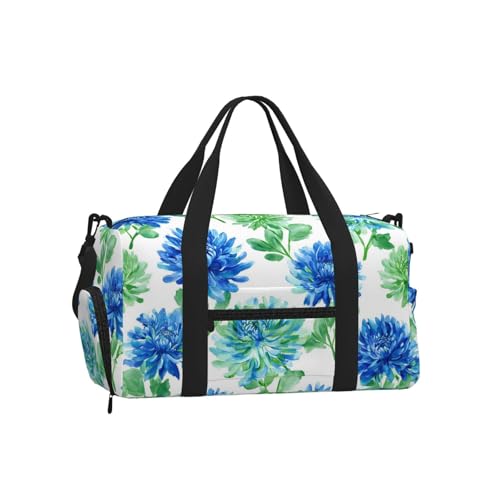 Sac de sport Mexpekil anti-odeur avec compartiment étanche pour chaussures et voyage floral