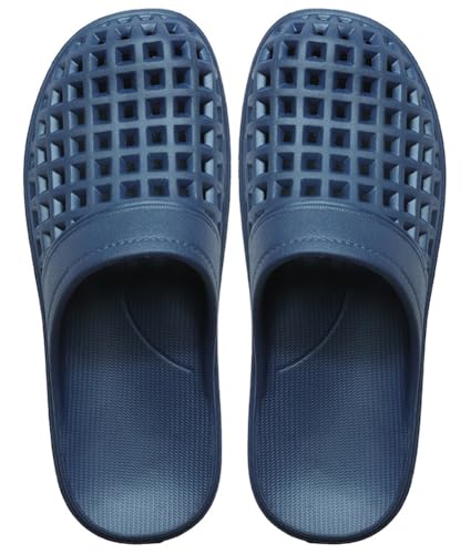 Shower Slippers with Holes Women Men Beach Sandals House Slipper Lightweight Slide Sandals Comfy Non Slip Shoes for Summer