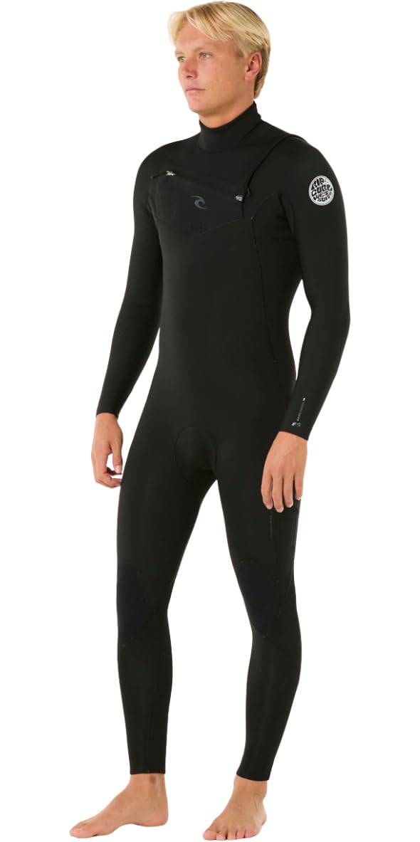 RIP CURL 2025 Uomo Dawn Patrol 5/3mm Chest Zip Muta 16PMFS - Black