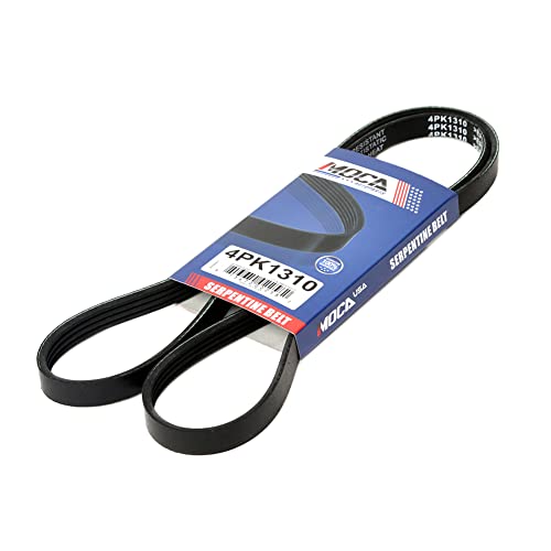 MAXWIN 4PK1310 EPDM Serpentine Belt fit 2000-2001 for Plymouth Neon 2L, 00-02, 2005 for Dodge Neon 2L, 1985-1986 for GMC S15 2.8L, 01-02 for Chrysler PT Cruiser 2.4L, 1985-1986 for Chevrolet S10 2.8L