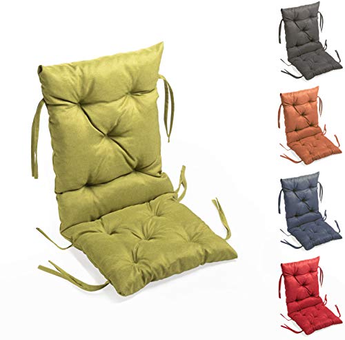 sunnypillow Coussin pour Banc de Jardin 50 x 50 x 50 cm - Matelas Exterieur, Interieur - Coussins Assise & Dossier Souples - Confortable Coussins pour...