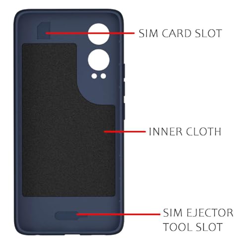 Image of Shockproof Case for OnePlus Nord CE4 Lite 5G | Full Camera Protection | TPU Flexible Back Cover for OnePlus Nord CE4 Lite 5G (Steel Blue)