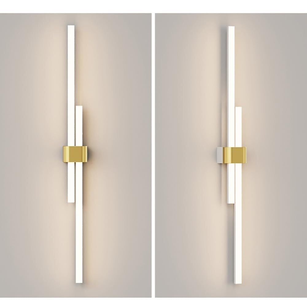 Nowoczesna długa lampa sufitowa do kuchni, złoty kolor sufitowy sufitowy, ściemnialne światło liniowe LED, paski LED, minimalistyczna wbudowana lampa sufitowa do przedpokoju, sypialni