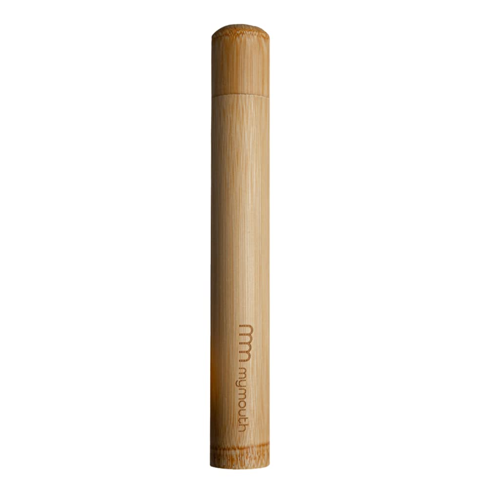 My Mouth Bamboo Toothbrush Holder | Eco-Friendly | Biodegradable Carry Case | Natural Product