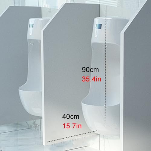 Mampara de baño para urinario que evita salpicaduras panel divisor de privacidad de pared PVC 3