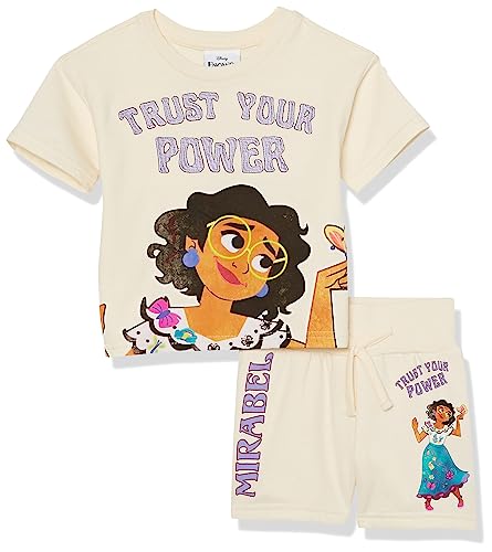 Image of Disney Girls Encanto Mirabel French Terry - Tee & Short Set