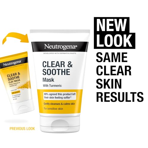 Neutrogena Calming Clay Mask with Turmeric for Sensitive Skin 50ml - Image 4