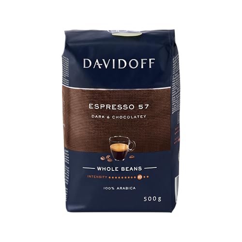 Image of Davidoff Espresso 57 Whole Beans Coffee - 10 /12 Intensity - Arabica - 500G