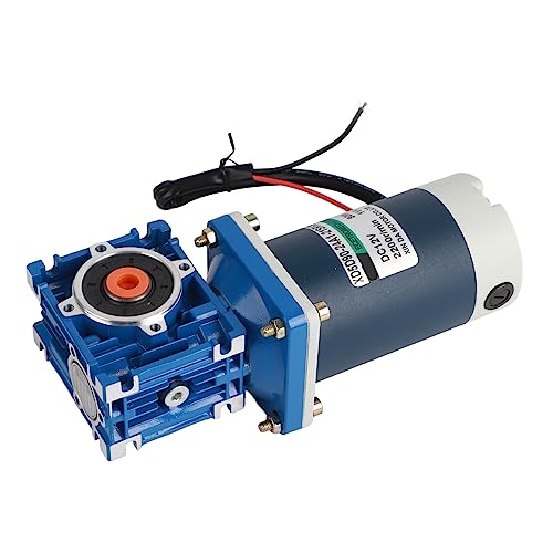 Moteur engrenage vis sans fin 24V 90W avec réducteur compact pour convoyeur industriel
