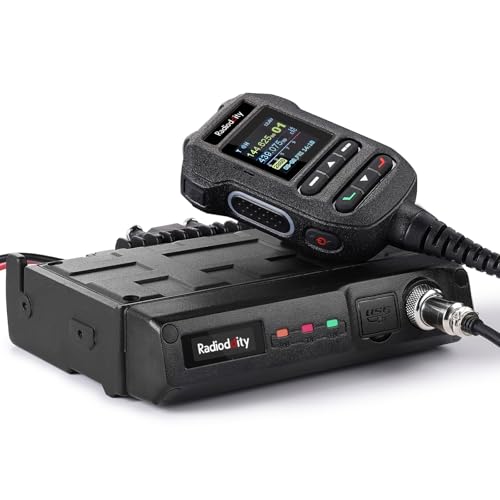 Radioddity DB50-B 50 W Radio Mobile bi-Bande, émetteur-récepteur radioamateur VHF-UHF avec BT Kiss TNC, Programmation APP, GPS et APRS pour Le Tout-Terrain,...