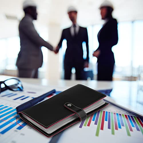 Lake Of Fire Business Card Organizer,Large Credit Card Organizer Card Holder For Men & Women,Pu Leather Organization With 240 Card Slots #TOP7