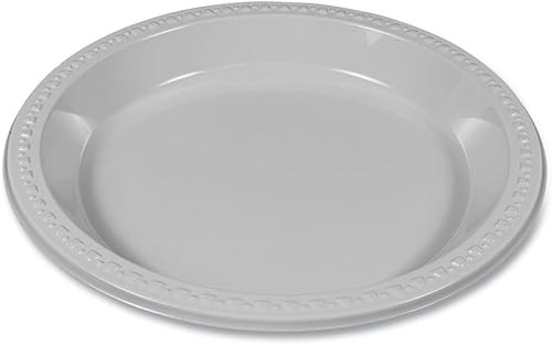 Miniatura 2 de Tablemate TM10644WH - Vajilla de plástico, platos, 10 14 pulgadas de diámetro, blanco, paquete de 125 (TBLTM10644WH)