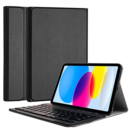 TECHGEAR Keyboard Case for iPad 11" (A16, 2025) & iPad 10.9" (10th Gen 2022)
