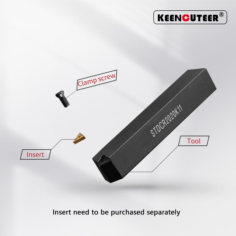 1pc STDCR2020K11 External Turning Tool STDCR Cutter Bar CNC Lathe Bar Turning Holder
