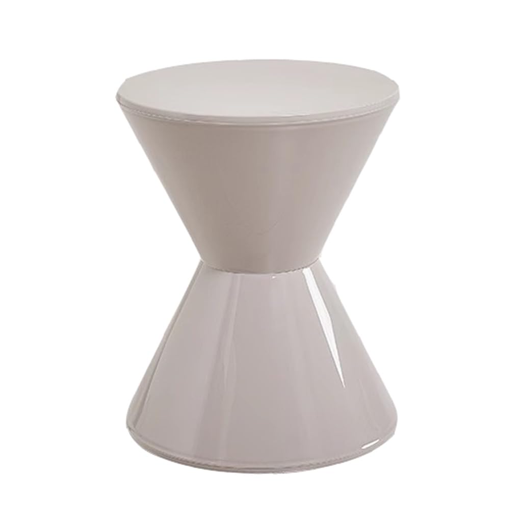 Tabouret de douche rond contre la fatigue et banc à chaussures compact gris