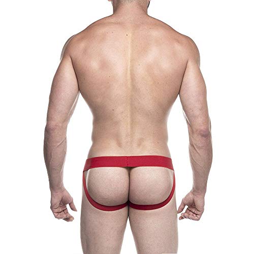 Cueca JockStrap Tule Frontal (Vermelho)