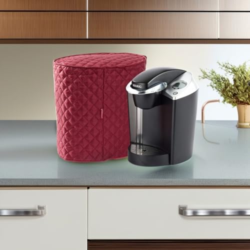 Image of Covermates Coffee Maker Cover, 15 inchW x 10 inchD x 15 inchH, Red