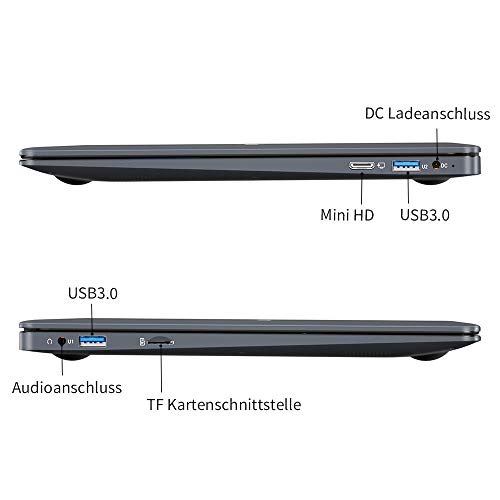 Jumper Laptop Microsoft Office 365, 13,3 inch FHD notebook (4GB DDR3, 64GB eMMC, uitbreidbaar geheugen 1TB SSD en 256GB… - Afbeelding 8