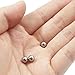 Bivethoi 100 Pack Carbon Steel Bearing Balls, 6mm Precision Steel Balls Polished Bearing Balls for Industrial Equipment/DIY Enthusiasts