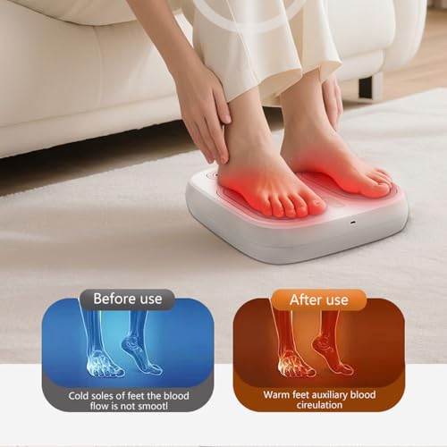 Infrared Electric Foot Massager with Heat Therapy & Vibration | Smart Foot Relaxation Machine for Tired Feet, Stress Relief & Blood Circulation
