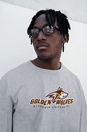 Alvernia University Golden Wolves Unisex Crewneck Sweatshirt - Alvernia Golden Wolves Apparel2