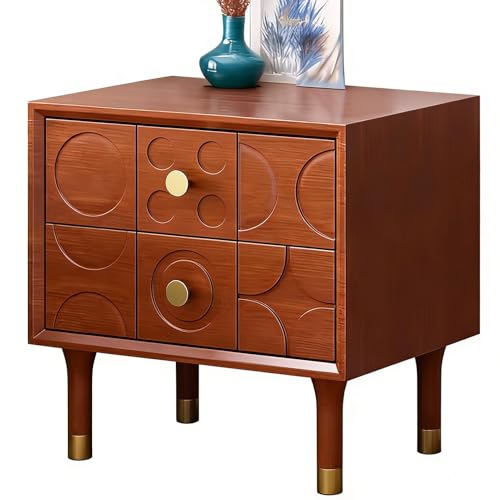 Table d'appoint en bois massif pour optimiser le rangement de la chambre - 2