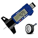Gvolatee Misuratore Battistrada Pneumatici, Profondimetro per Pneumatici Digitale con LCD ...