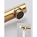 CUTSUGOK Faucets,Kitchen Taps with Pull Out Spray Kitchen Mixer Tapd Hot and Cold 360° Rotating Telesbrass with Spray Kitchen Sink Tap