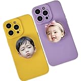 Customizable Personalized Phone Grip Bracket Custom Pet and Portrait Avatars Unique Creative Gift Idea (Transparent (more options))