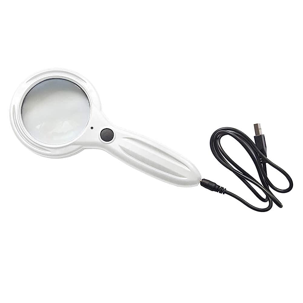 Loupe de lecture 6X pour seniors idéale pour lire les livres et les journaux