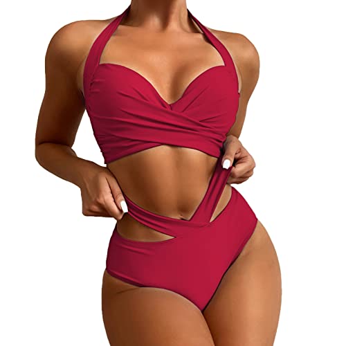 Tankini femme gainant taille haute pour sculpter la silhouette avec confort