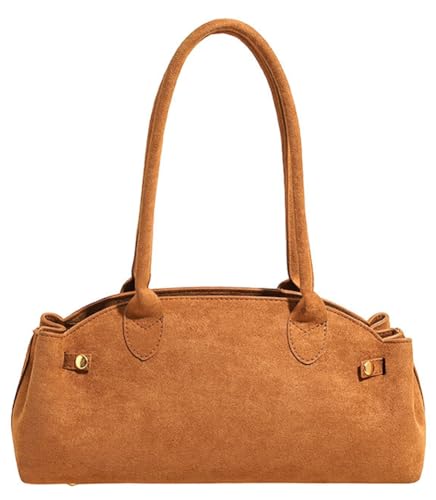Suede Top Handle Hobo Purse for Women Small Slouchy Crossbody Bag Hobo Handbags Classic Shoulder Handbag 2025