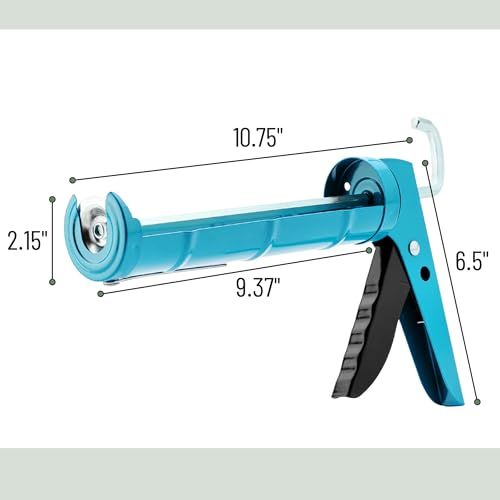 Image of Bates- Caulking Silicone Gun, 10:1 Thrust Ratio, Hand Caulking Guns, No Drip