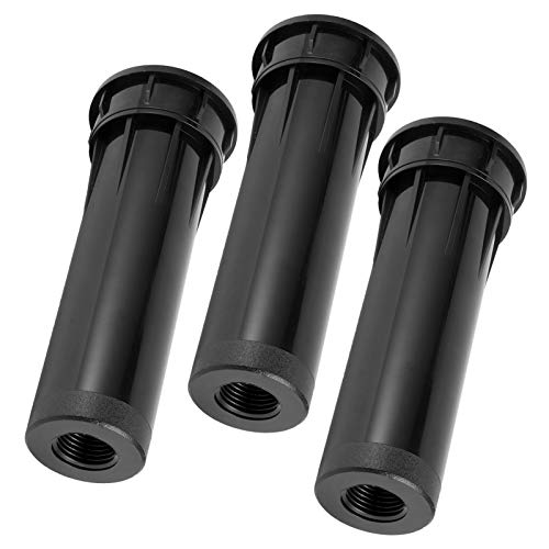 Testa Irrigatore Telescopico da 3 Pezzi, Testa Irrigatore G1/2 Ugello di Spruzzo Telescopico Interrato Raggio di Spruzzatura 5-8m/16,4-26,2 Piedi per L'Irrigazione del Giardino