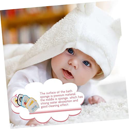 SOESFOUFU 5 Unidades Banho de bola de banho esponja de banho banheira de bebe esponja corporal infan