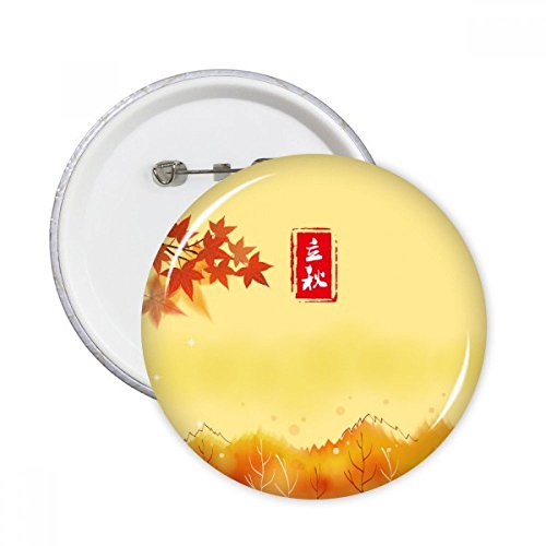Pins badge bouton automne pour customiser une veste en jean ou un sac à dos en tissu multicolore