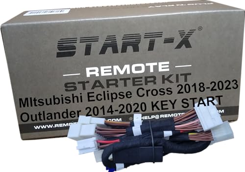Start-X Remote Starter for Mitsubishi Eclipse Cross 2018-2023, and Outlander 2014-2020 Key Start || Plug N Play || 3 X Lock to Remote Start