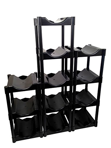 Bottle Buddy Water Racks - 3 and 5 Gallon Bottles I 12-Tray Jug