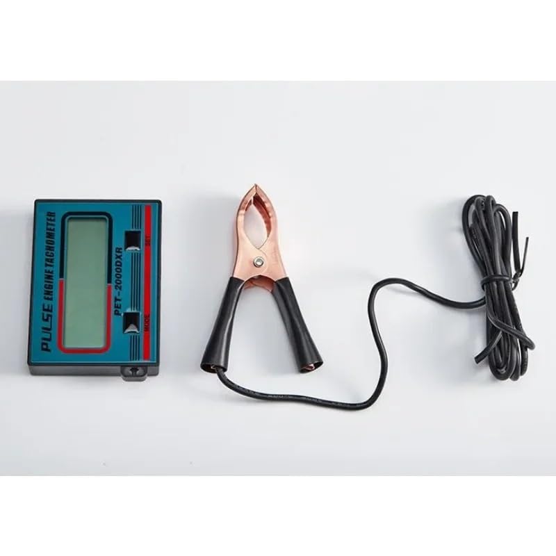 Accesorios Tacómetro de motosierra de inducción Digital de mano, tacómetro de motor de gasolina, tacómetro con pantalla LCD for motosierra, césped, motocicleta