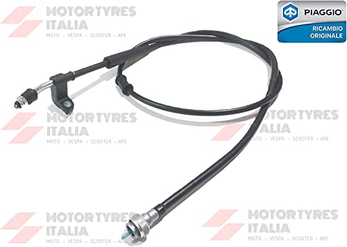 ARTICOLO ORIGINALE PIAGGIO FILO CAVO TRASMISSIONE COMPLETA CONTA KM CONTACHILOMETRI CONTA CHILOMETRI PER PIAGGIO BEVERLY 400 FINO AL 2010 - BEVERLY 500 FINO AL 2008 ORIGINALE PIAGGIO