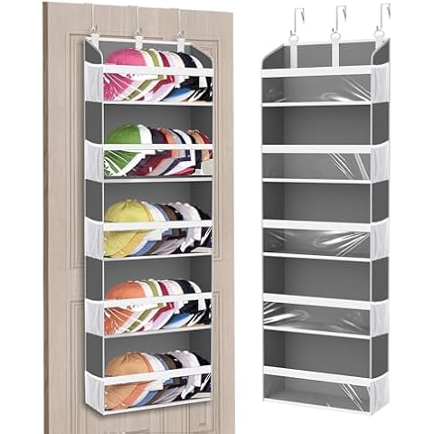 KYEVIS Over the Door Hat Organizer Cover